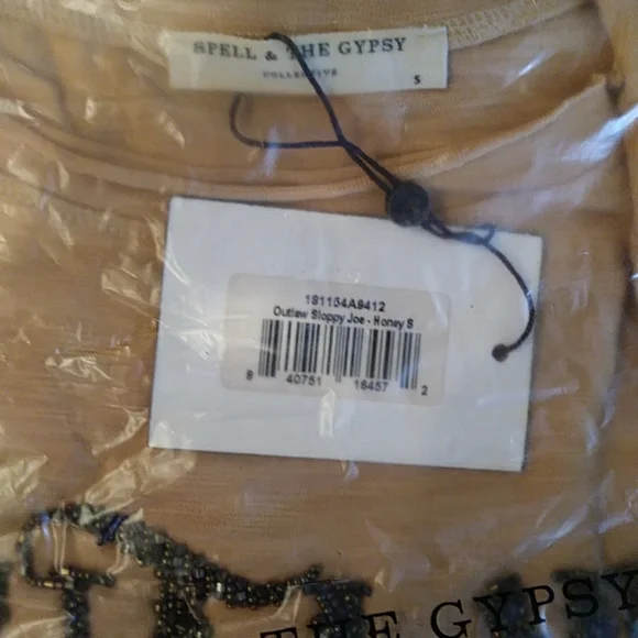 Outlaw Sloppy Joe Sweater Honey S Spell Designs Pullover Tee - Picture 12 of 16